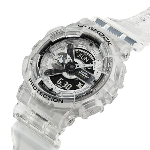 G-SHOCK Gショック 40周年 クリア リミックス エリック・ヘイズ 限定 カシオ CASIO アナデジ 腕時計 クリア ブラック スケルトン GA-114RX-7A (GA-114RX-7AJR) 逆輸入海外モデル [並行輸入品] - BanzaiHobby