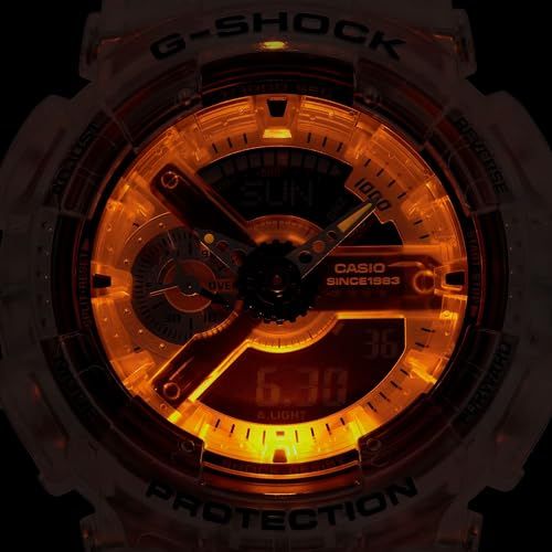 G-SHOCK Gショック 40周年 クリア リミックス エリック・ヘイズ 限定 カシオ CASIO アナデジ 腕時計 クリア ブラック スケルトン GA-114RX-7A (GA-114RX-7AJR) 逆輸入海外モデル [並行輸入品] - BanzaiHobby