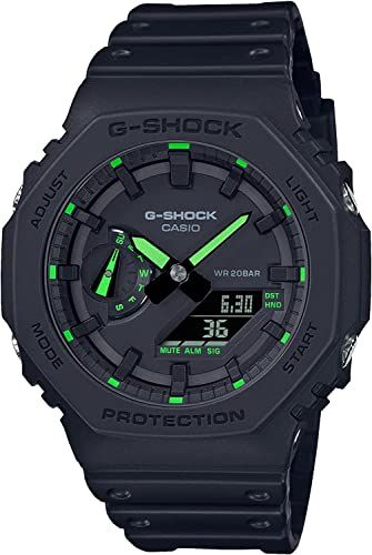 G-Shock(ジーショック) 腕時計 ネオンアクセント グリーン GA2100-1A3, グリーン - BanzaiHobby