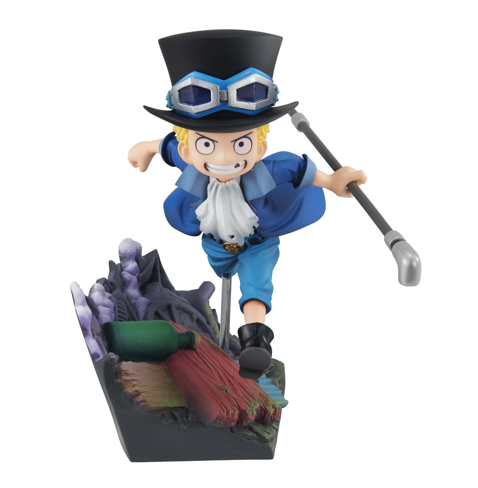 G.E.M.シリーズ ワンピース サボ RUN！RUN！RUN！ 約130mm PVC製 塗装済み完成品フィギュア - BanzaiHobby