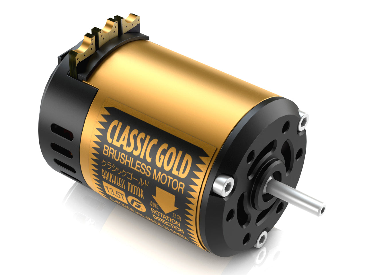 (PO JUL 2026) G-Force G0460 Classic Gold Brushless Motor 13.5T