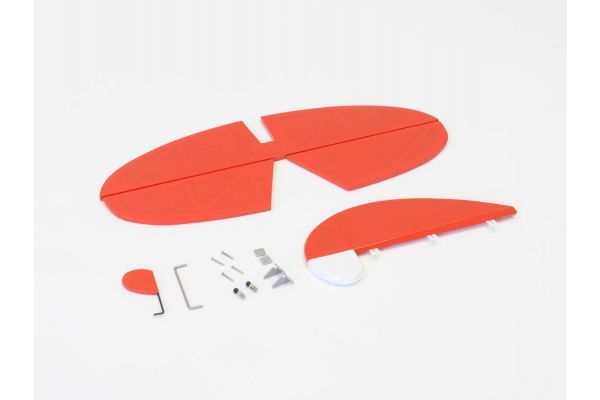 Kyosho A1081-13R Tail Wing Set (Macchi M33 EP/GP30 Red) - BanzaiHobby