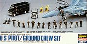 Hasegawa U.S. PILOT / GROUND CREW SET - BanzaiHobby