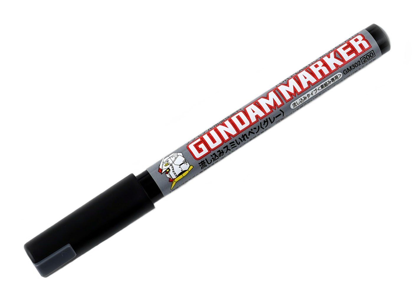 GSI Creos GM302P Gundam Marker Sumiire Pen Grey flowing type - BanzaiHobby
