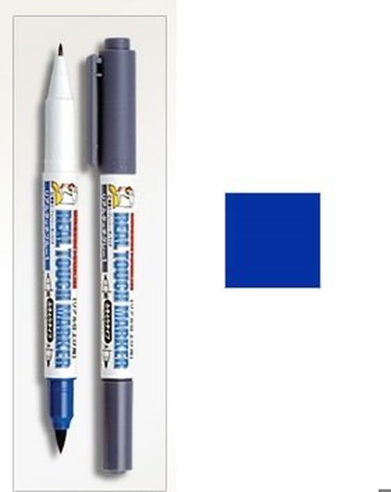GSI Creos GM403 Gundam Marker Real Touch Marker Blue 1 - BanzaiHobby