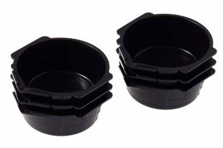 GSI Creos GT-115B Mr. Paint Cup [Black] (6 Pieces) - BanzaiHobby