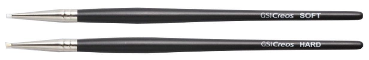 GSI Creos MB35 Mr. Weathering Brush Set Extra Small Soft & Hard - BanzaiHobby