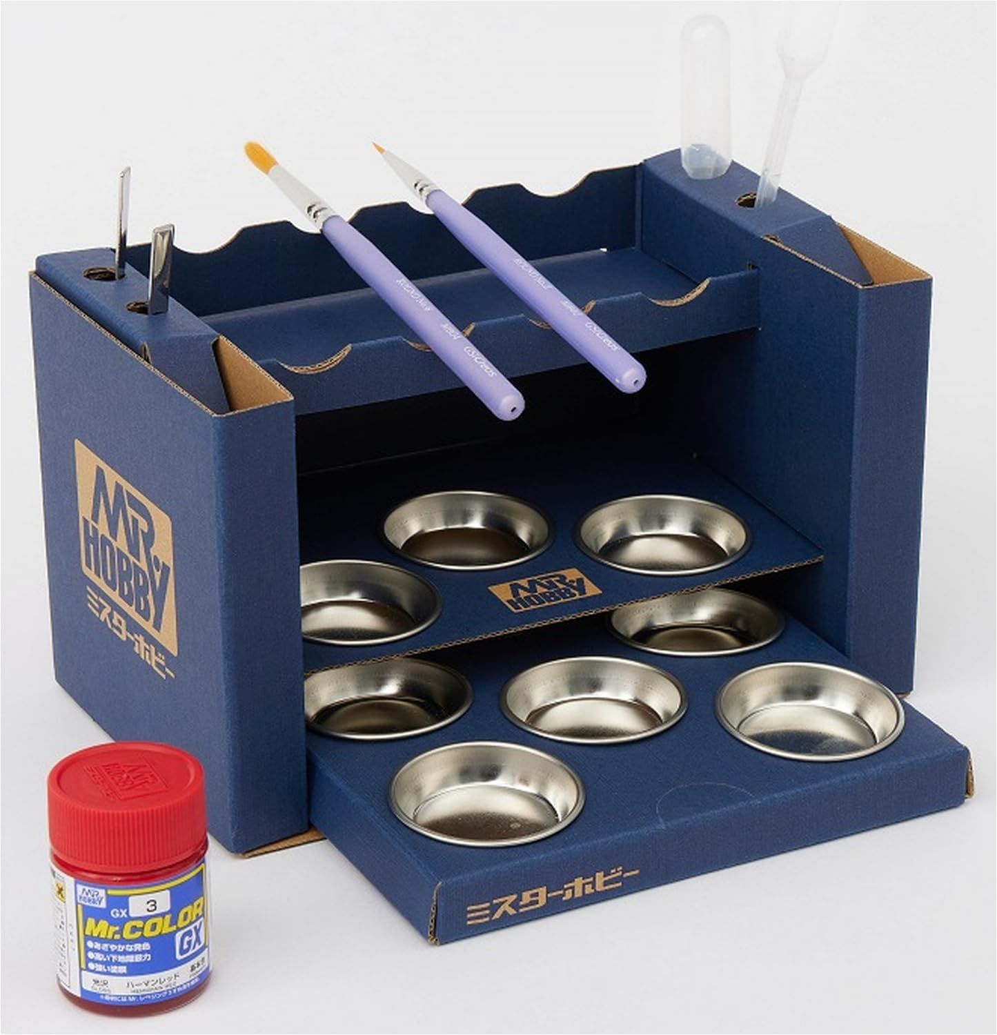 GSI Creos PB01 Mr. Paint Plate Stand Model Painting Tool - BanzaiHobby