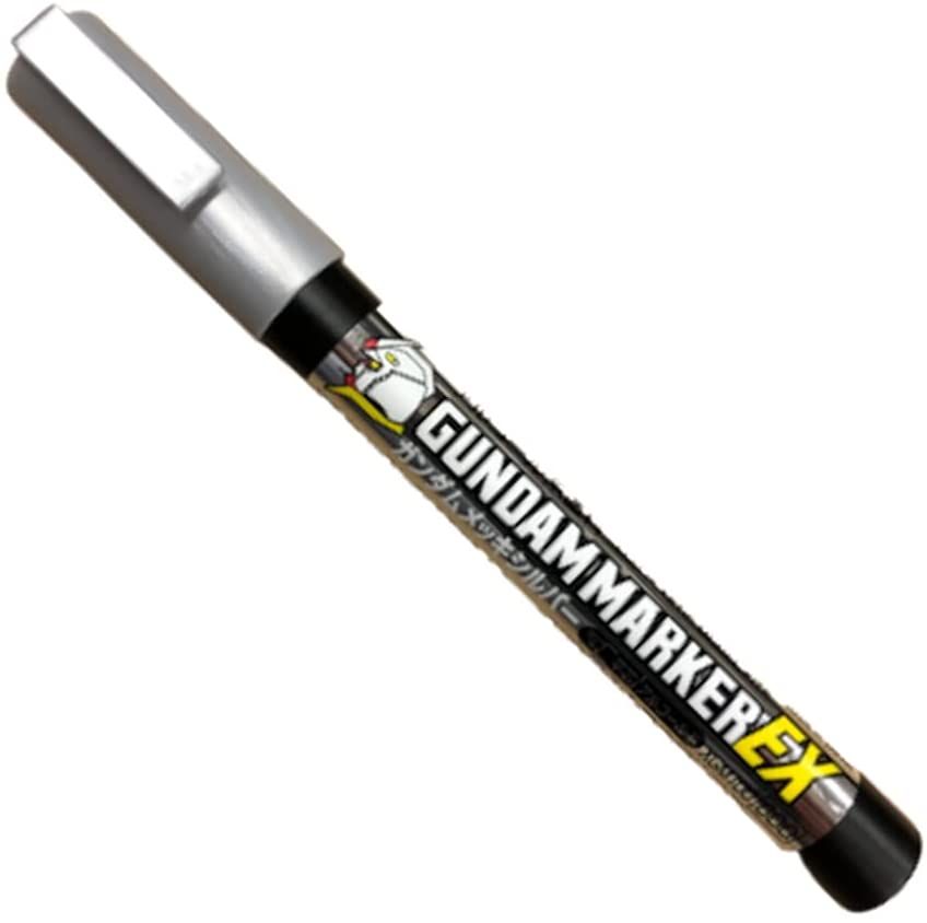 GSI Creos XGM100 Gundam Marker EX Gundam Plated Silver - BanzaiHobby