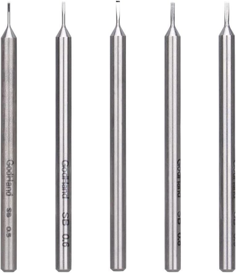 GodHand GH-SB-05-09 Spin Blade 0.02 - 0.03 inch (0.5 - 0.9 mm) Hobby Tool - BanzaiHobby