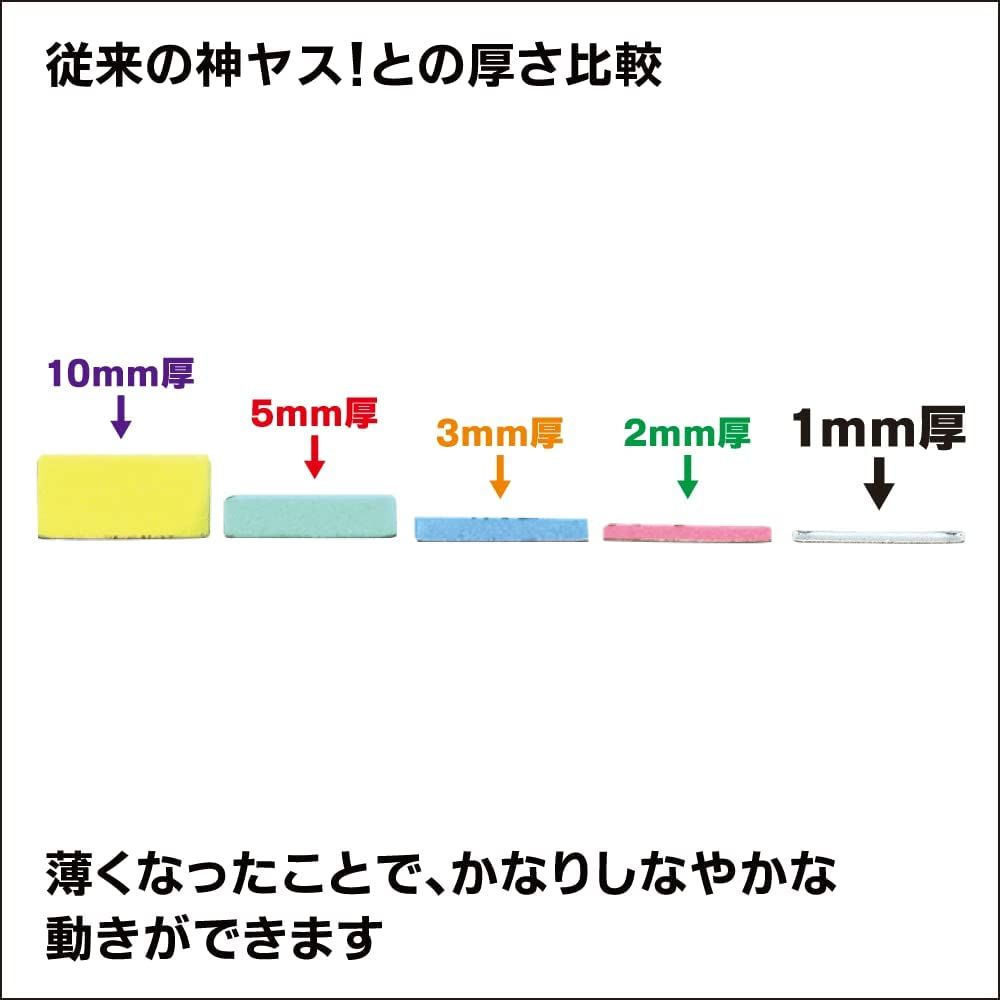 God Hand GH-KS1-A6 God Sponge File 1mm-thick (Set of 6) - BanzaiHobby