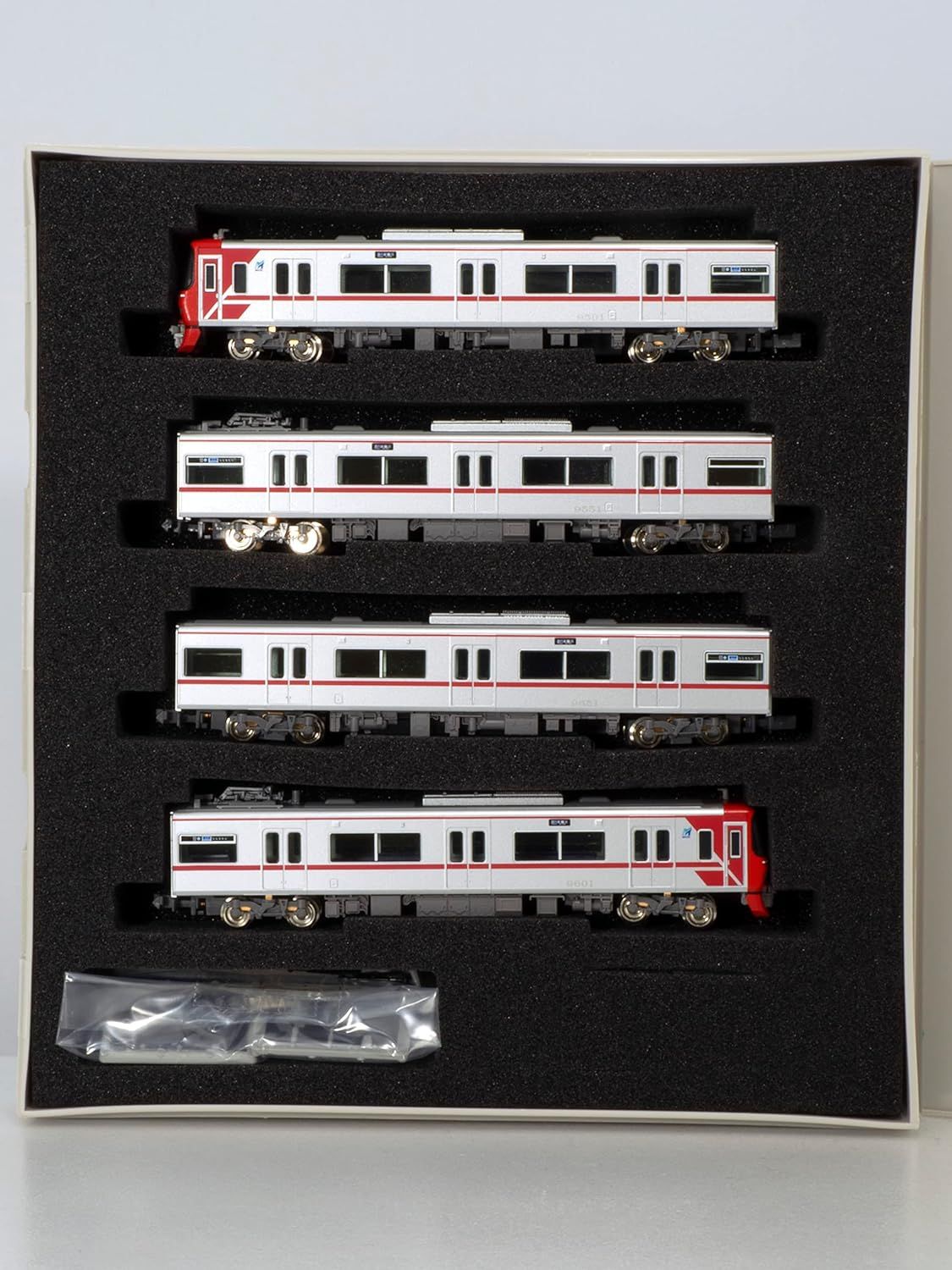 GreenMax 31587 N Gauge Meitetsu 9500 Series Basic 4-Car Construction Set - BanzaiHobby