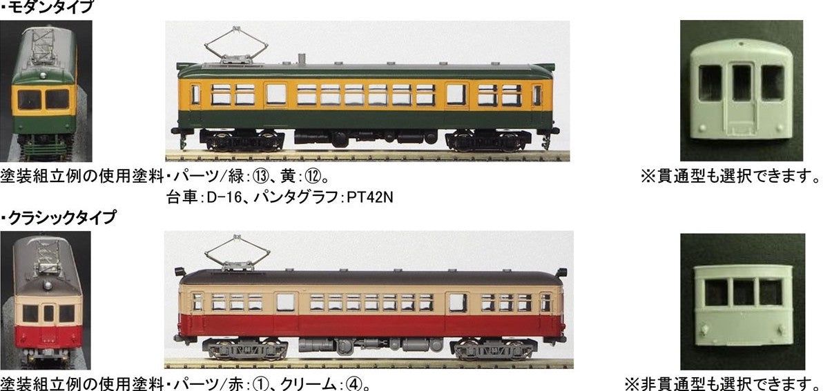 Greenmax 446 Local Private Railway Type Electric Car Two Car Set (2-Car U - BanzaiHobby