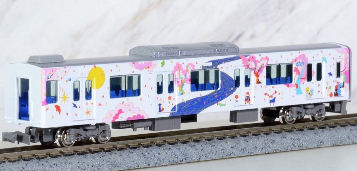 Greenmax 50724 Tobu Type 50090 `Ikebukuro Kawagoe Art Train (Long Seat Mo - BanzaiHobby
