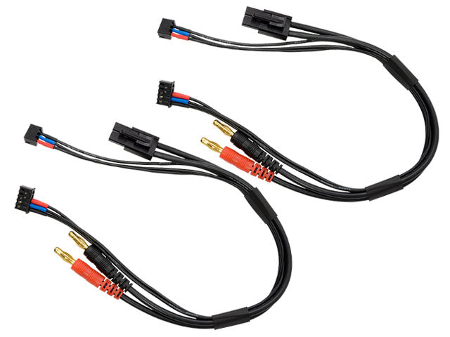 HiTEC HMJ469-2P Banana to Tamiya Connector Balance Cord Integrated 2-Pack - BanzaiHobby