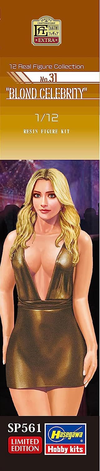 Hasegawa 12 Real Figure Collection No.31 `Blonde Celebrity` - BanzaiHobby