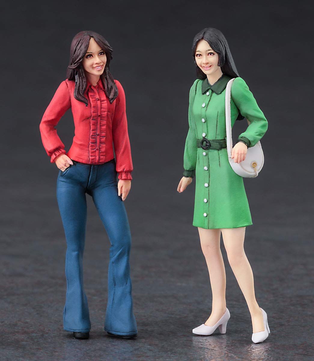 Hasegawa 70`s Girls Figure - BanzaiHobby