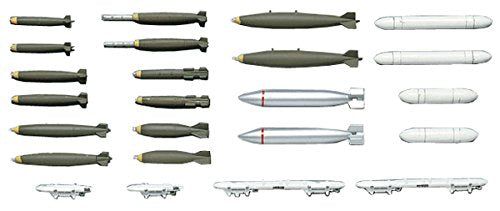 Hasegawa Aircraft Weaons I U.S. Bombs & Rocket Launchers - BanzaiHobby