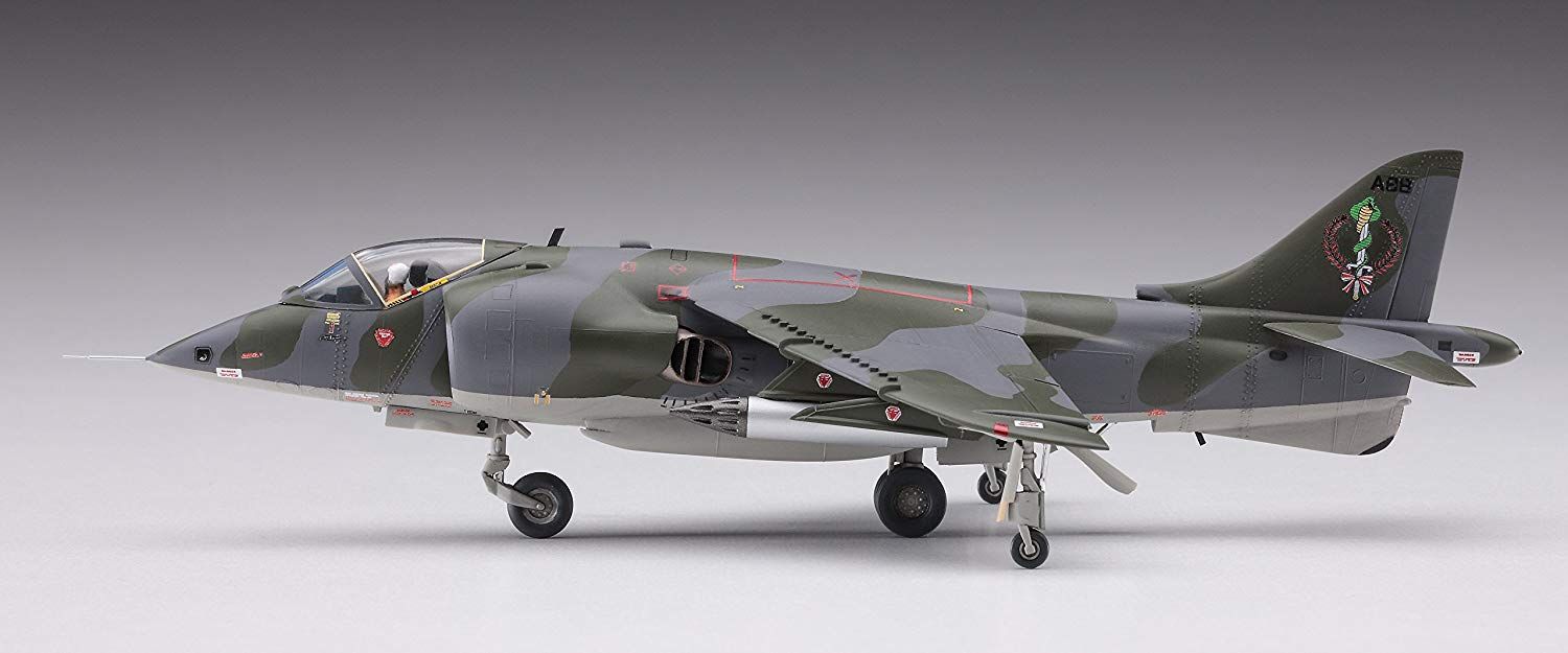 Hasegawa Area-88 AV-8A Harrier `Kim Aba` - BanzaiHobby