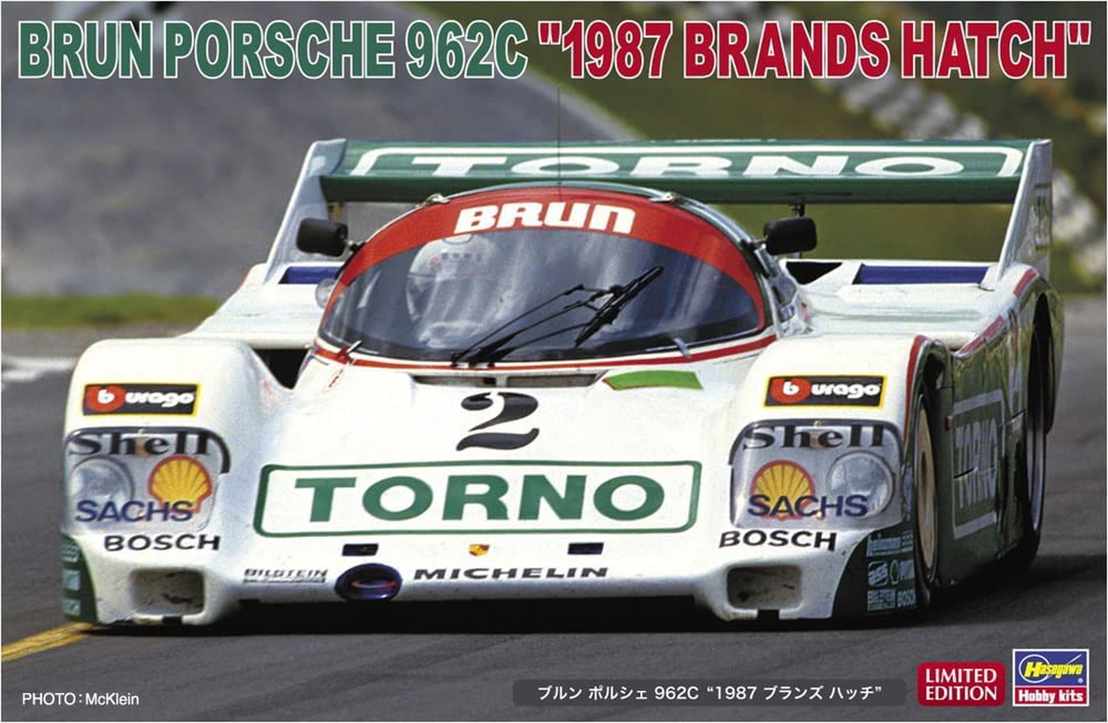 Hasegawa Brun Porsche 962C `1987 Brands Hatch` - BanzaiHobby
