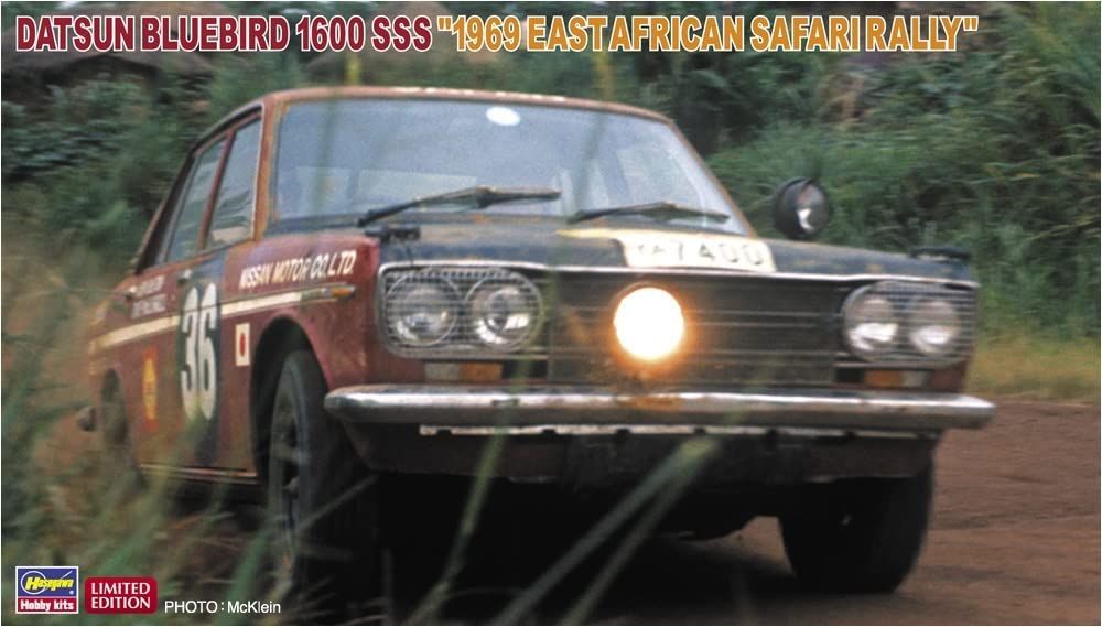 Hasegawa Datsun Bluebird 1600 SSS `1969 Safari Rally` - BanzaiHobby