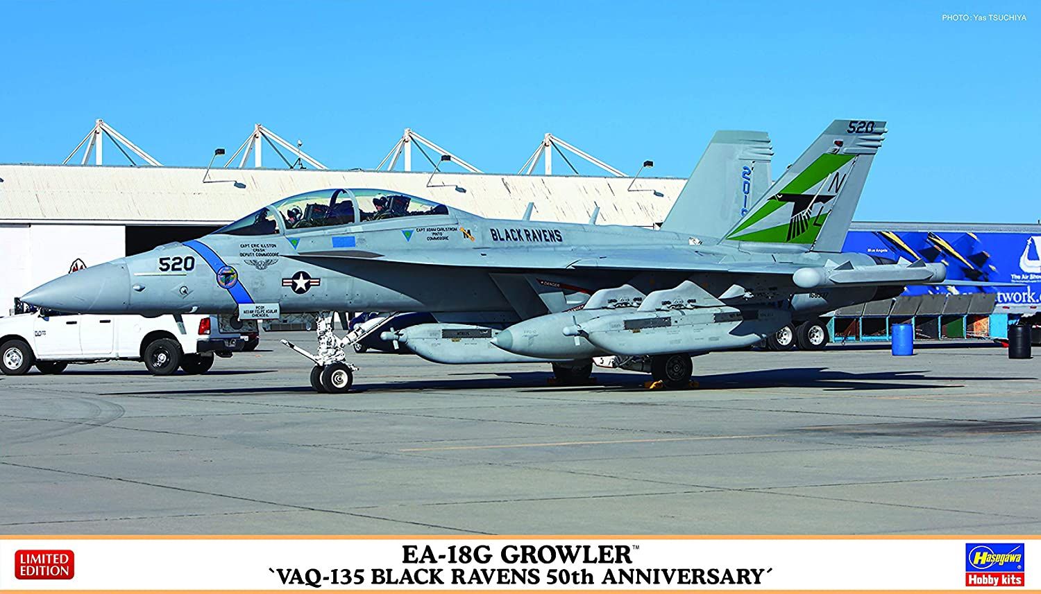 Hasegawa EA-18G Growler `VAQ-135 Black Ravens 50th Anniversary` - BanzaiHobby