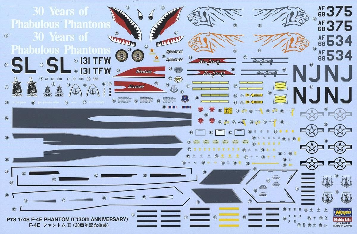 Banzai Hobby - Hasegawa F-4E Phantom 2 30th Aniversary painting 