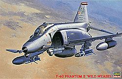 Hasegawa F-4G PHANOM II ""WILD WEASEL"" ( ONE PIECE CANOPY IN - BanzaiHobby