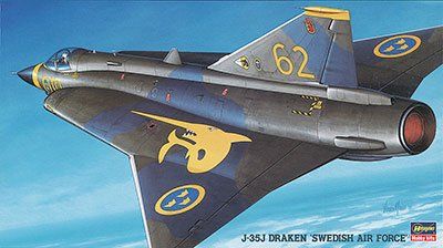 Hasegawa J-35F Draken Sweden Air force - BanzaiHobby
