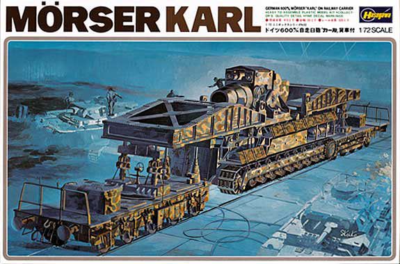 Hasegawa KARL ON RAILWAY CARRIER - BanzaiHobby