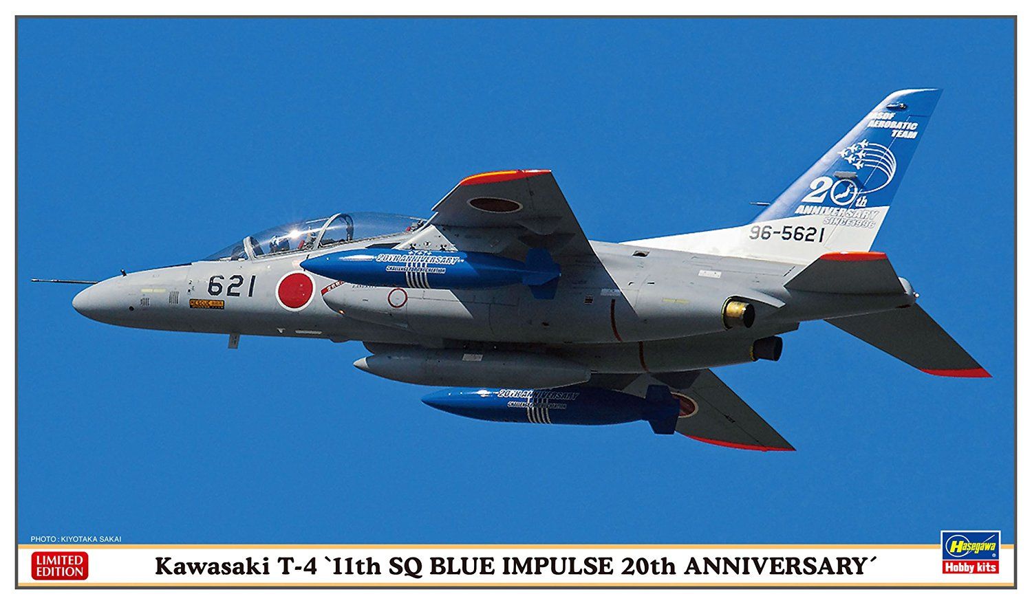 Hasegawa Kawasaki T-4 11th SQ Blue Impulse 20th Anniversary - BanzaiHobby