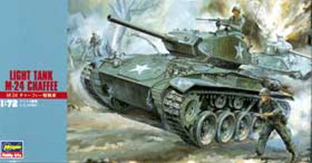 Hasegawa LIGHT TANK M24 CHAFFEE - BanzaiHobby