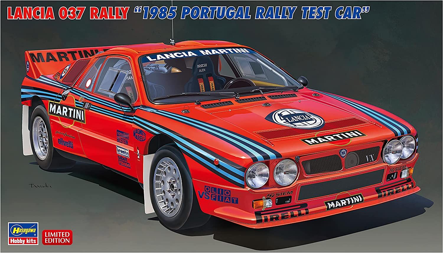 Hasegawa Lancia 037 Rally `1985 Rally de Portugal Test Car` - BanzaiHobby