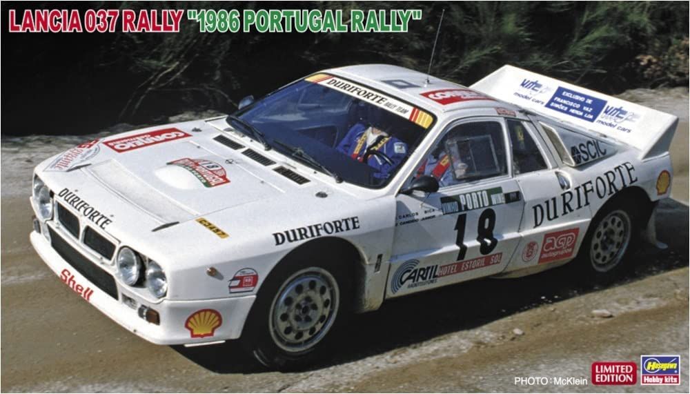 Hasegawa Lancia 037 Rally `1986 Rally de Portugal` - BanzaiHobby