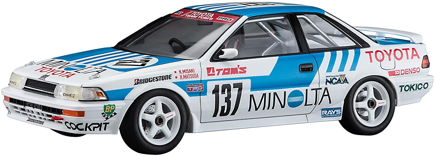 Hasegawa Minolta Corolla Levin AE92 `1988 JTC` - BanzaiHobby