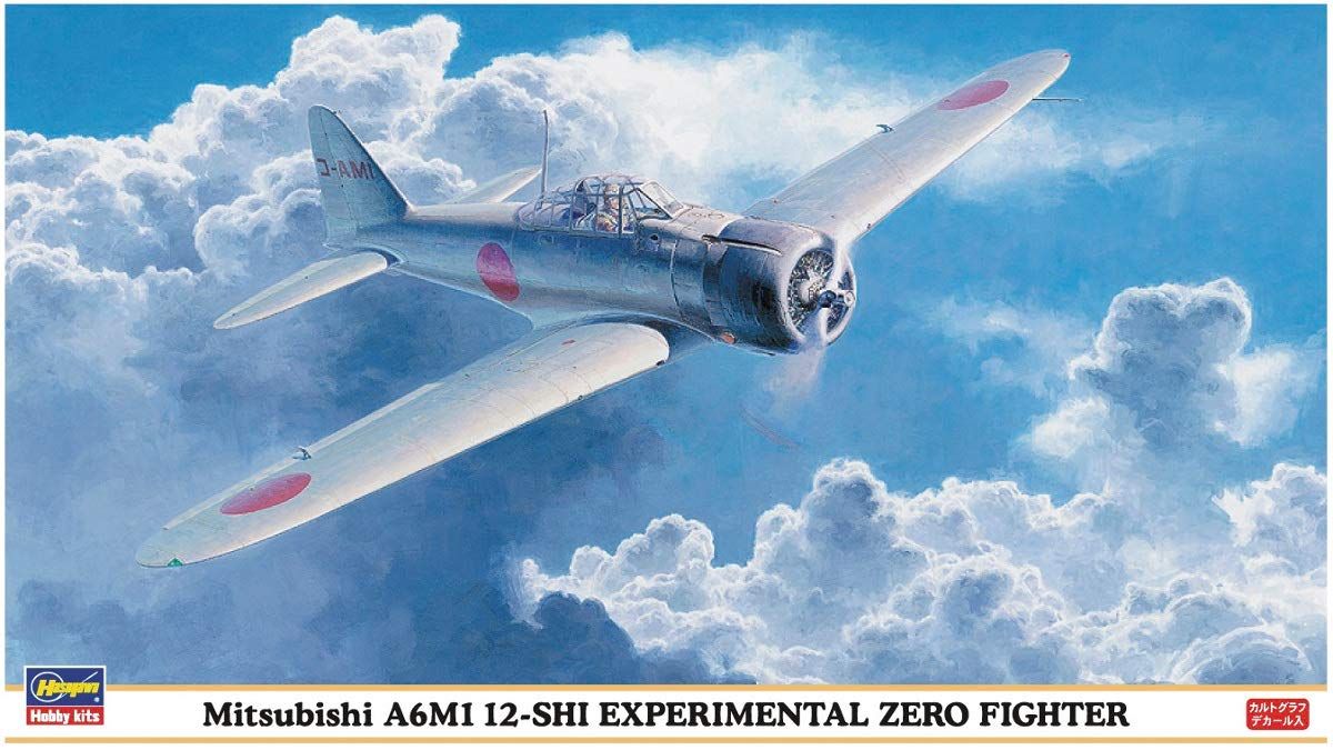 Hasegawa Mitsubishi A6M1 12-Shi Experimental Zero Fighter - BanzaiHobby