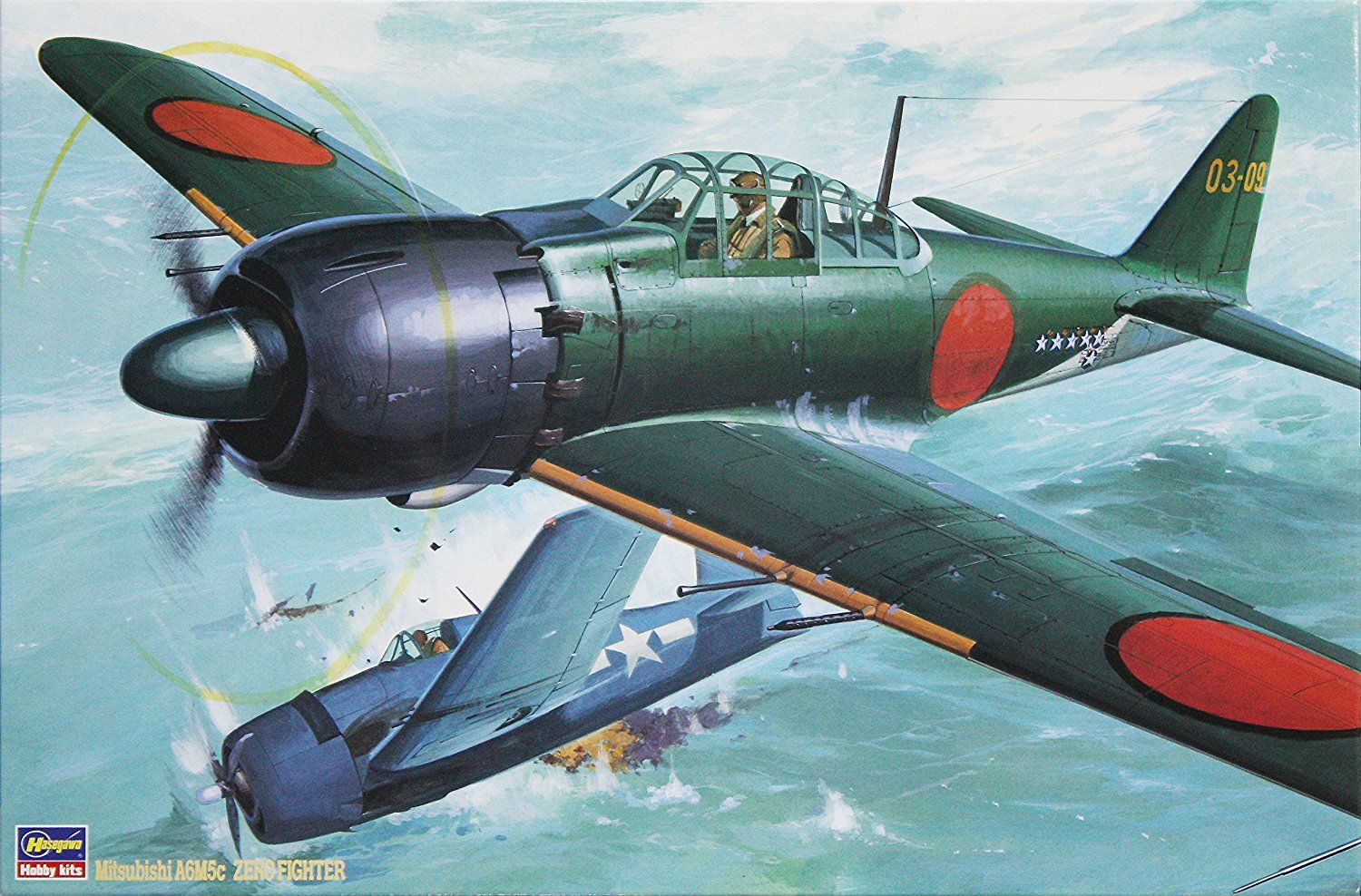 Hasegawa Mitsubishi A6M5c Zero Fighter Type 52 - BanzaiHobby