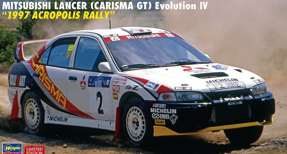 Hasegawa Mitsubishi Lancer (Carisma GT) Evolution IV `1997 Acropolis Rall - BanzaiHobby