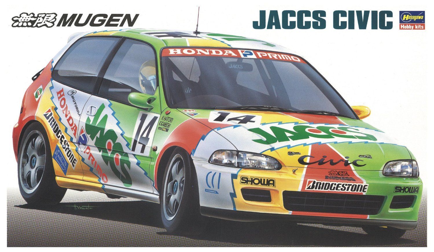 Hasegawa Mugen Jaccs Civic - BanzaiHobby