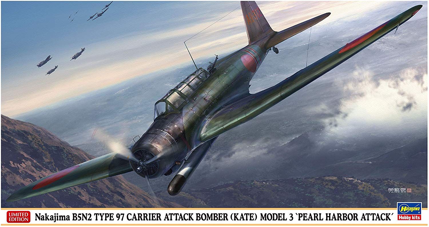 Hasegawa Nakajima B5N2 Type 97 Mk.3 Carrier Attack Bomber - BanzaiHobby
