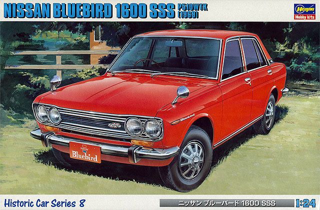 Hasegawa Nissan Bluebird 1600 SSS P510WTK 1969 - BanzaiHobby