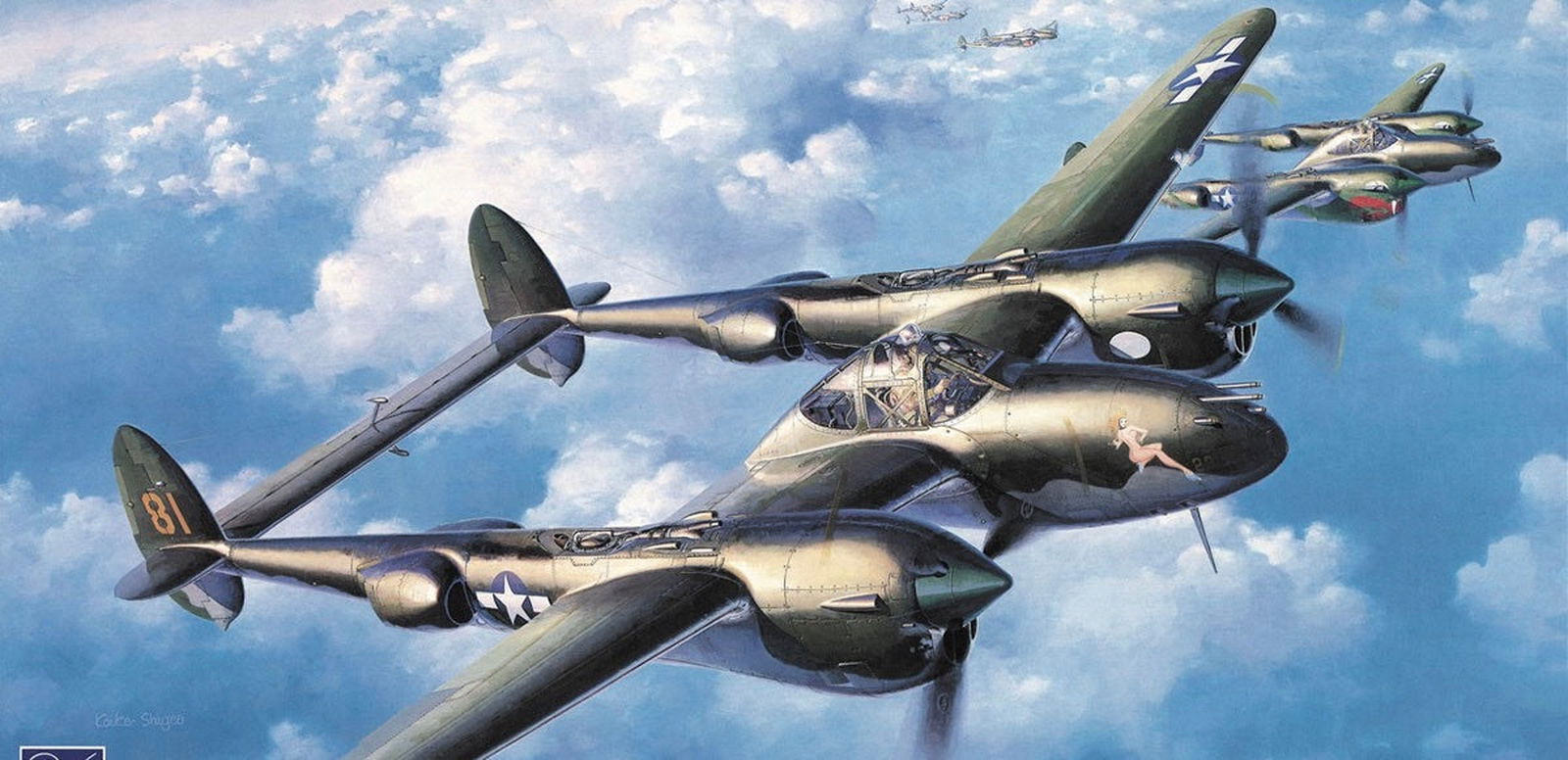 Hasegawa P-38L Lightning `Grronimo II` - BanzaiHobby