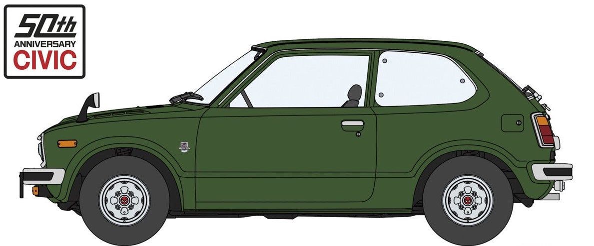 Hasegawa [PO DEC 2022] Honda Civic GL (SB-1) 3Dr Hatchback (1972) - BanzaiHobby