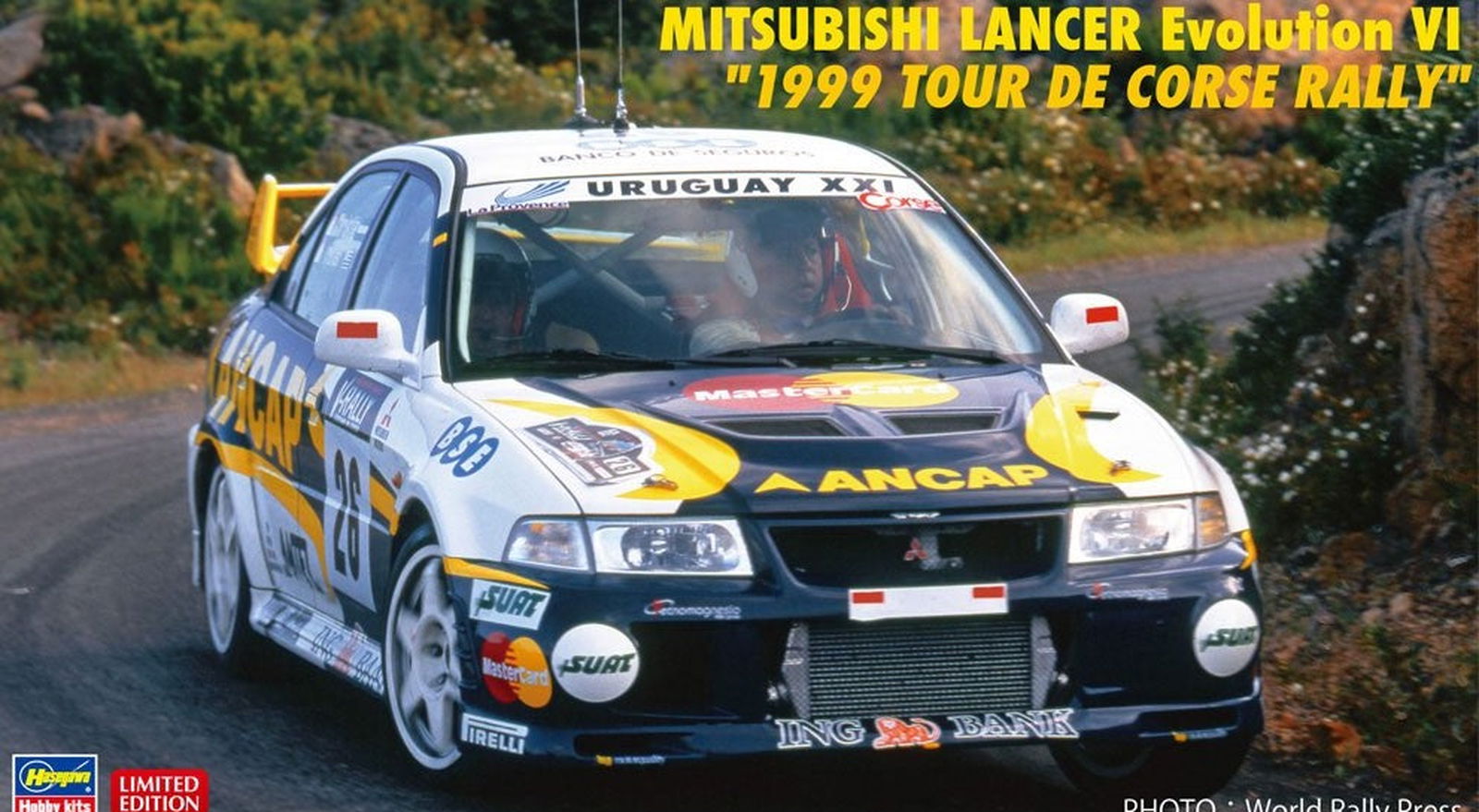 Hasegawa [PO DEC 2022] Mitsubishi Lancer Evolution VI `1999 Tour de Corse - BanzaiHobby