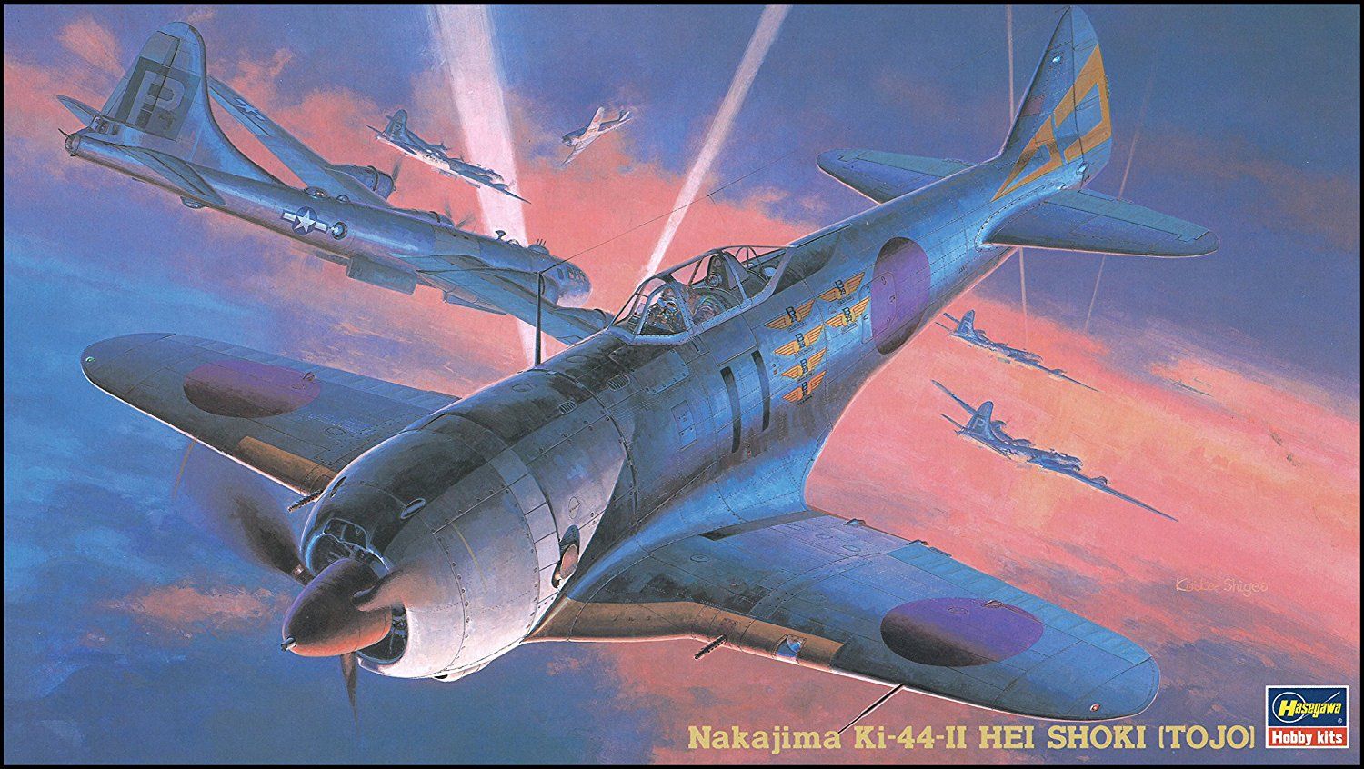 Hasegawa [PO FEB 2023] Nakajima Ki-44-II Hei Shoki (Toji) - BanzaiHobby