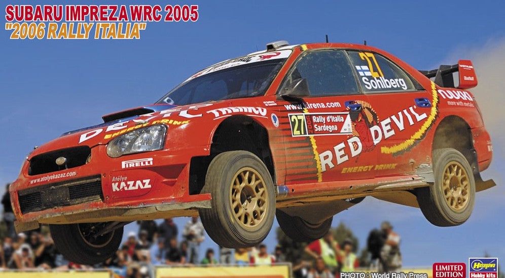 Hasegawa Subaru Impreza WRC 2005 `2006 Rally Italy` - BanzaiHobby