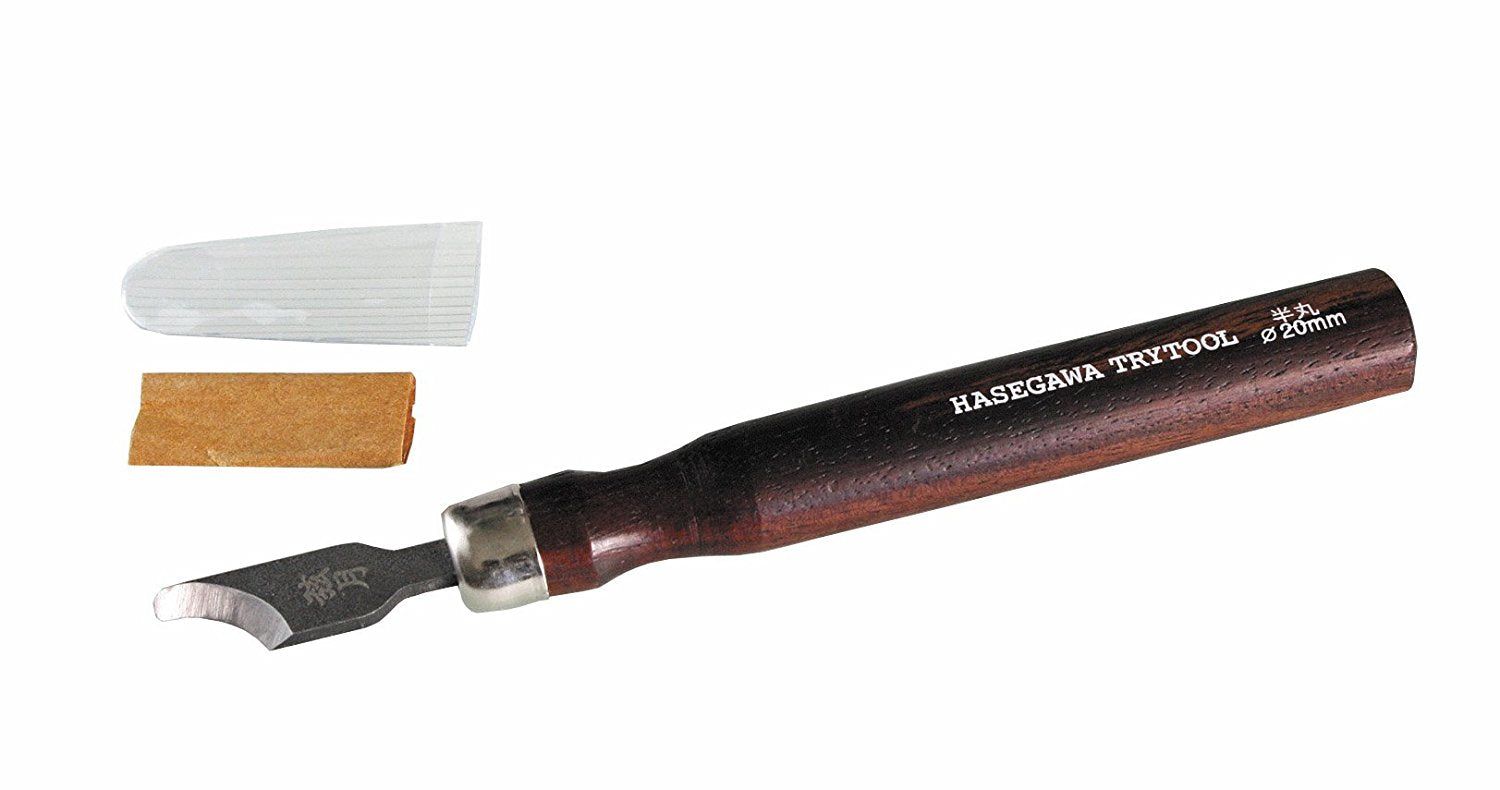 Hasegawa TT-112 Cutlery of Banshu Half Round Blade Dia. 20mm - BanzaiHobby