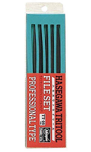 Hasegawa TT-16 File Set Professional 5pcs - BanzaiHobby