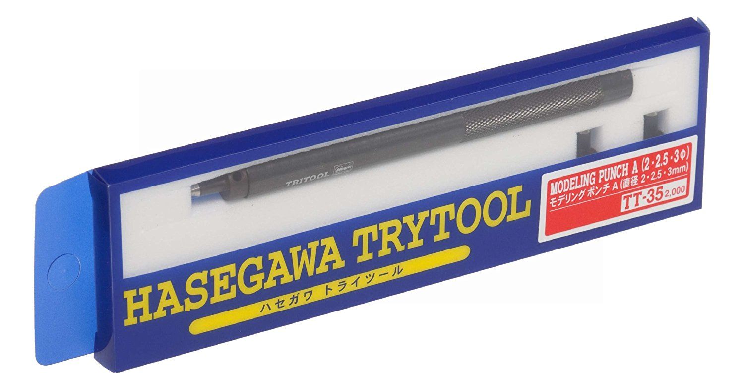 Hasegawa TT35 Modeling Punch A Diameter 2-3mm - BanzaiHobby