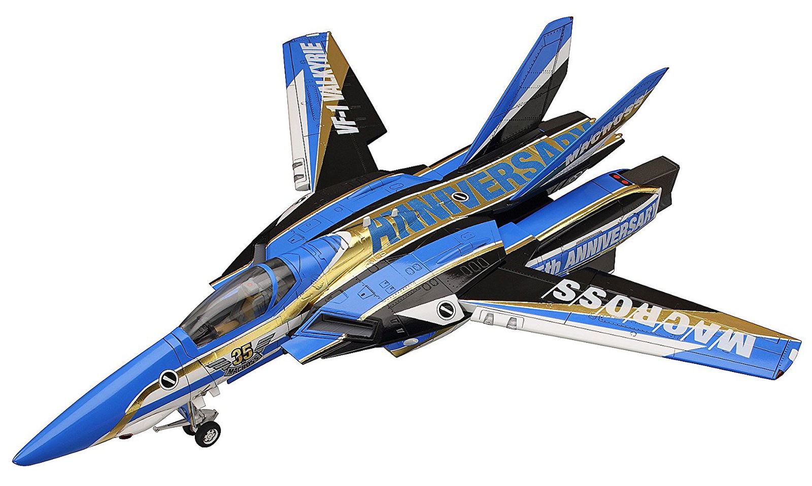 Hasegawa VF-1J Valkyrie Macross 35th Anniversary Paint - BanzaiHobby
